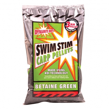 Dynamite Baits Swim Stim Pellet Betaine Green 3mm 900g